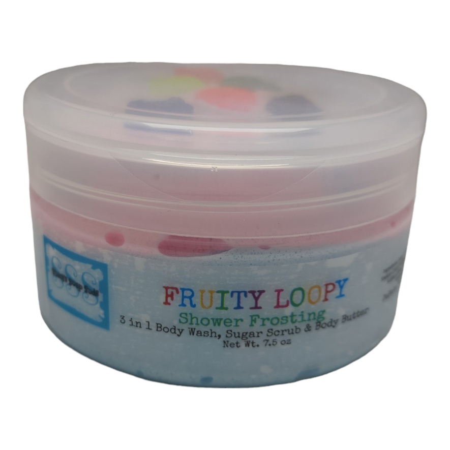 Whipped Shower Frosting - Fruity Loopy 7.5 oz - Stacy's Soap Suds