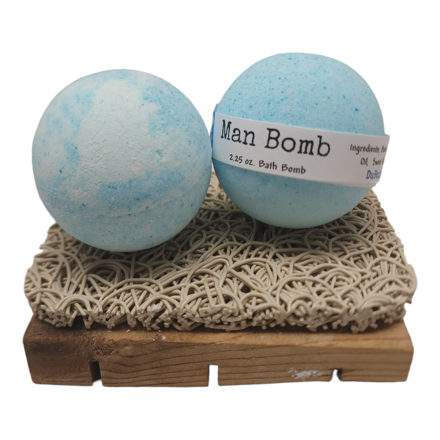 Man Bomb - Bath Bomb for Him - Stacy's Soap Suds