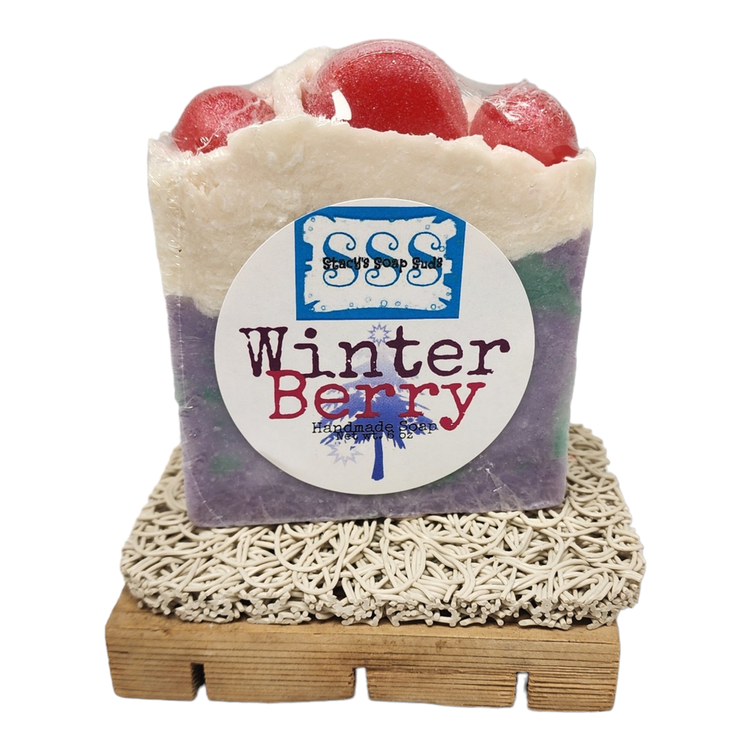 Winter Berry Christmas Soap - Stacy's Soap Suds