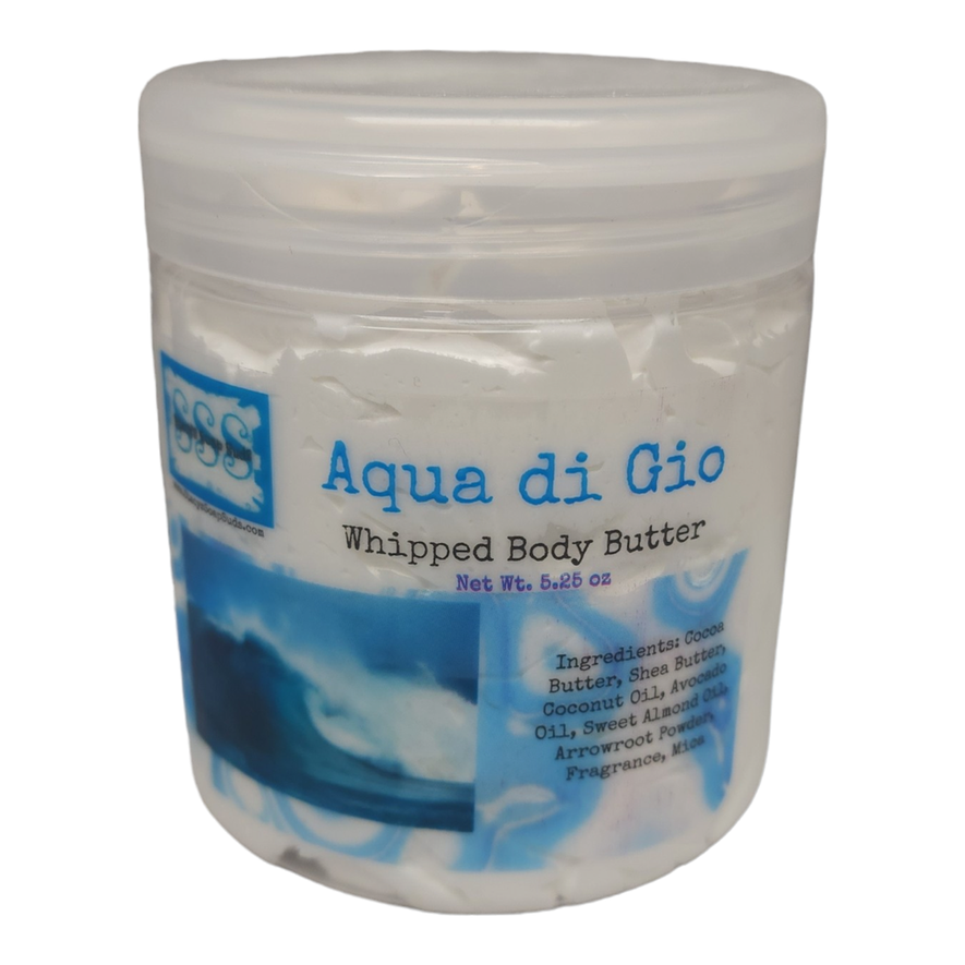 Aqua di Gio Men's Whipped Body Butter - 5.25 oz - Stacy's Soap Suds