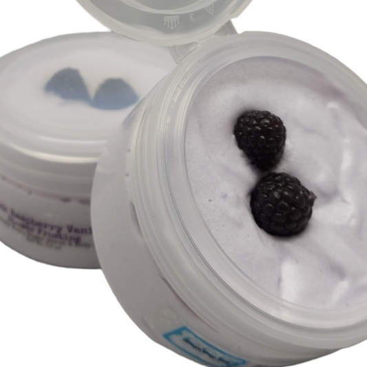 Whipped Shower Frosting - Black Raspberry Vanilla 7.5 oz - Stacy's Soap Suds