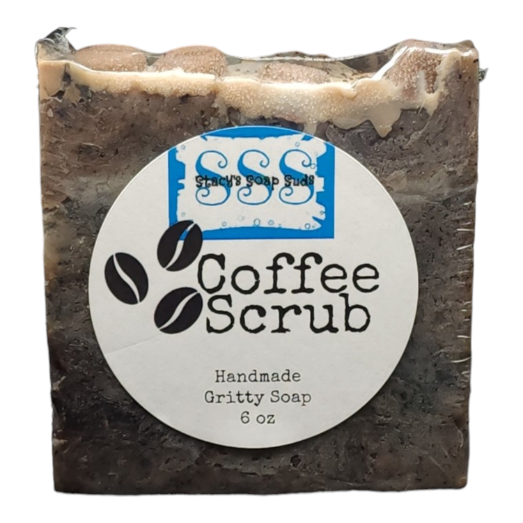 Coffee Scrub Handmade Gritty Soap - Stacy's Soap Suds