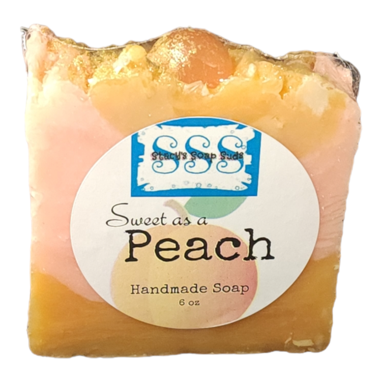 Sweet as a Peach Soap Bar - Stacy's Soap Suds