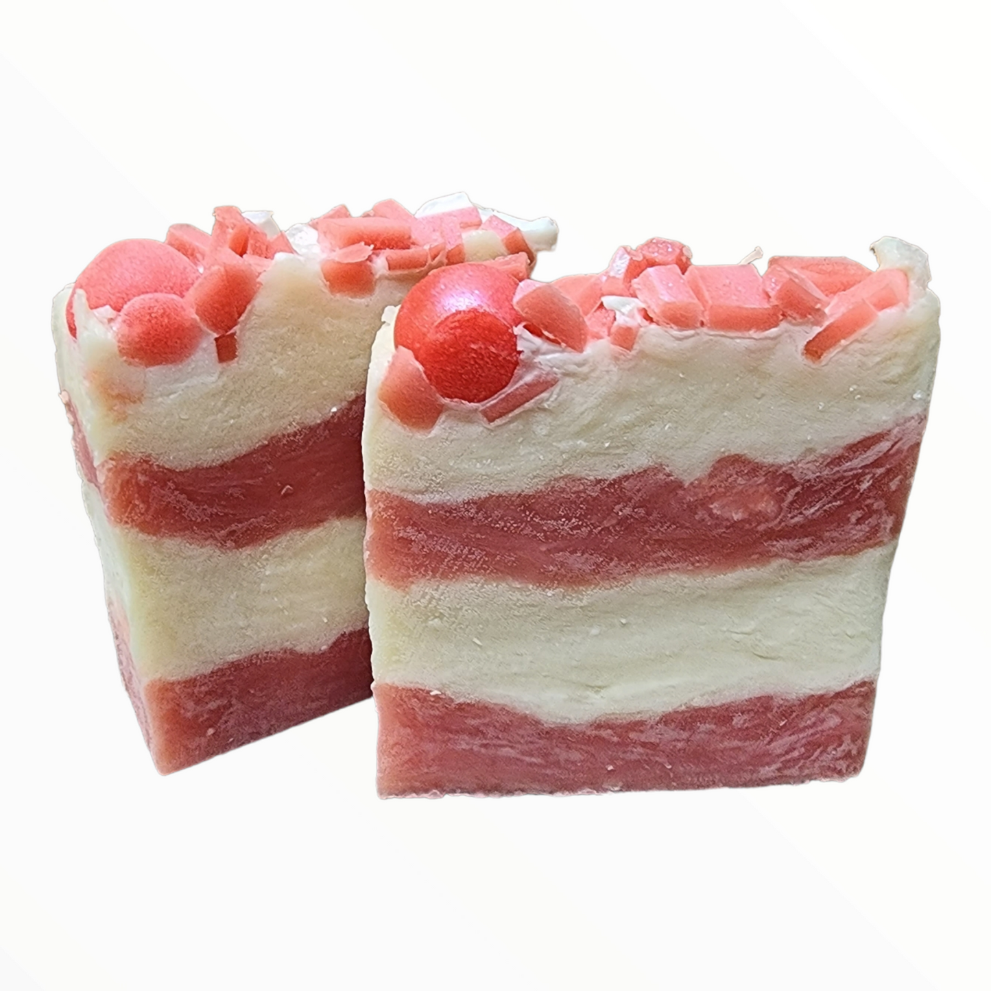 Crushed Candy Cane Christmas Soap - Stacy's Soap Suds