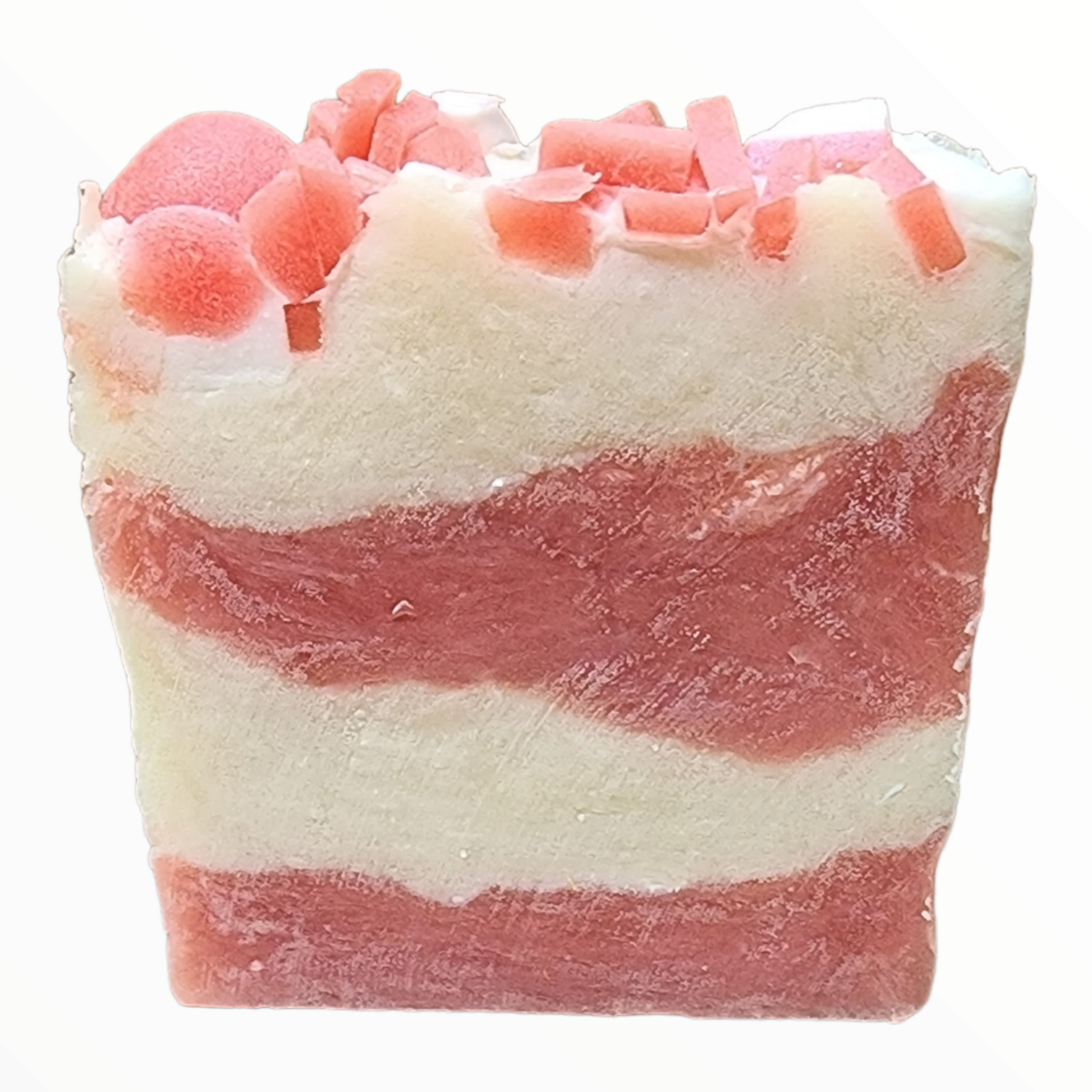 Crushed Candy Cane Christmas Soap - Stacy's Soap Suds